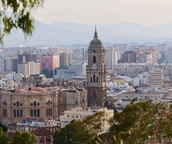 the city of Malaga in Spain